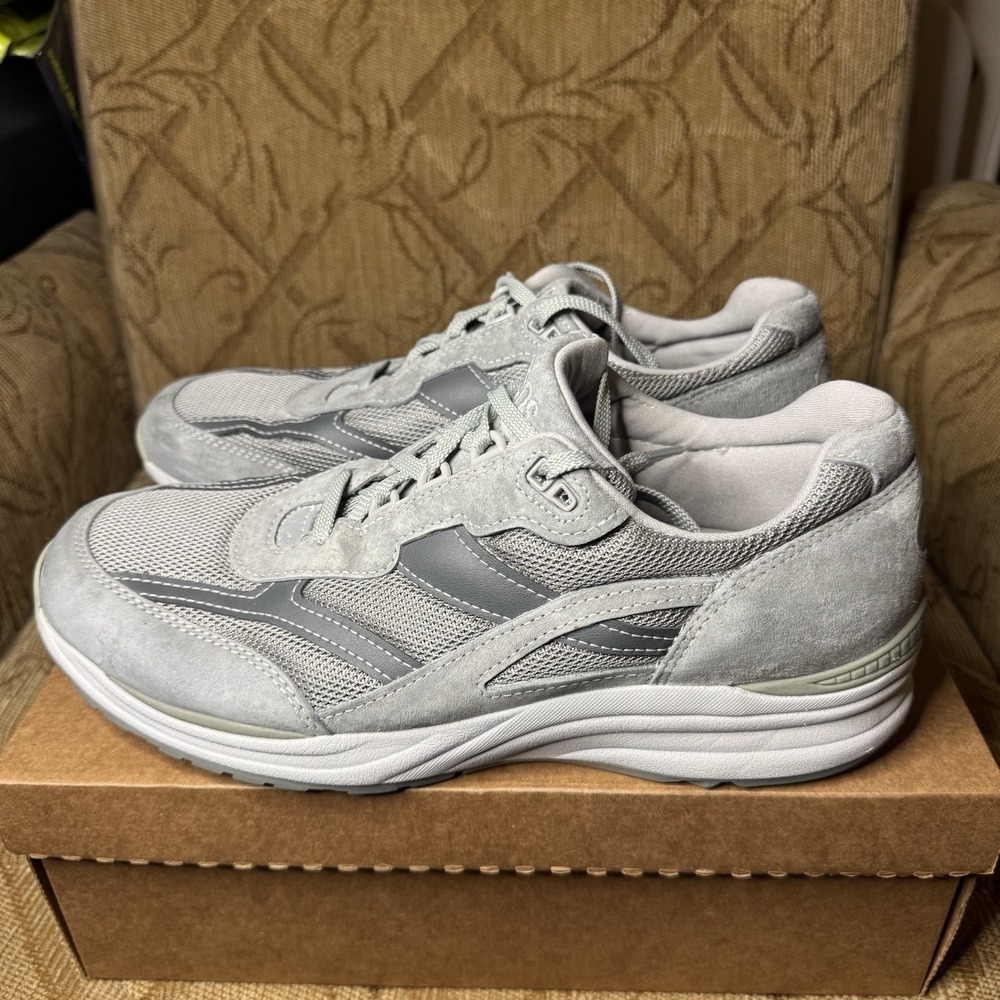 SAS Journey Mesh Sneakers Shoes Men's 13 Slim Gray USA Lace Up Walking Excellent